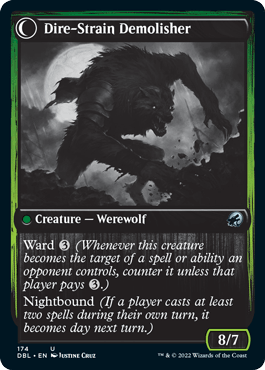 Burly Breaker // Dire-Strain Demolisher [Innistrad: Double Feature] - Rocket TCG