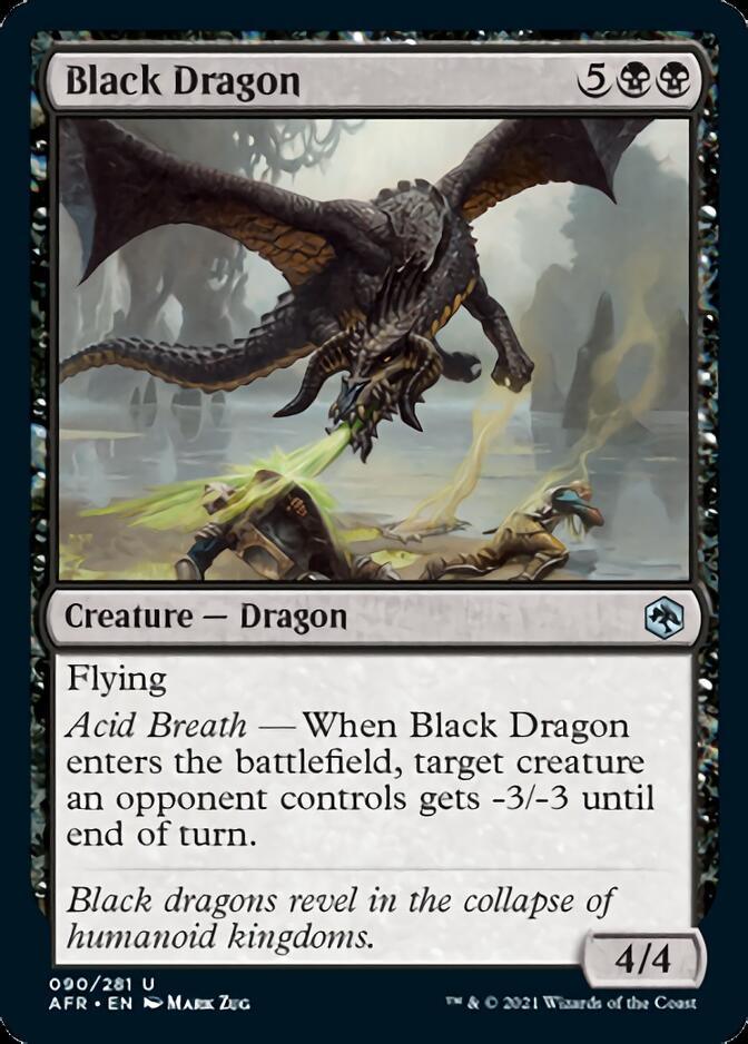 Black Dragon [Dungeons & Dragons: Adventures in the Forgotten Realms] - Rocket TCG