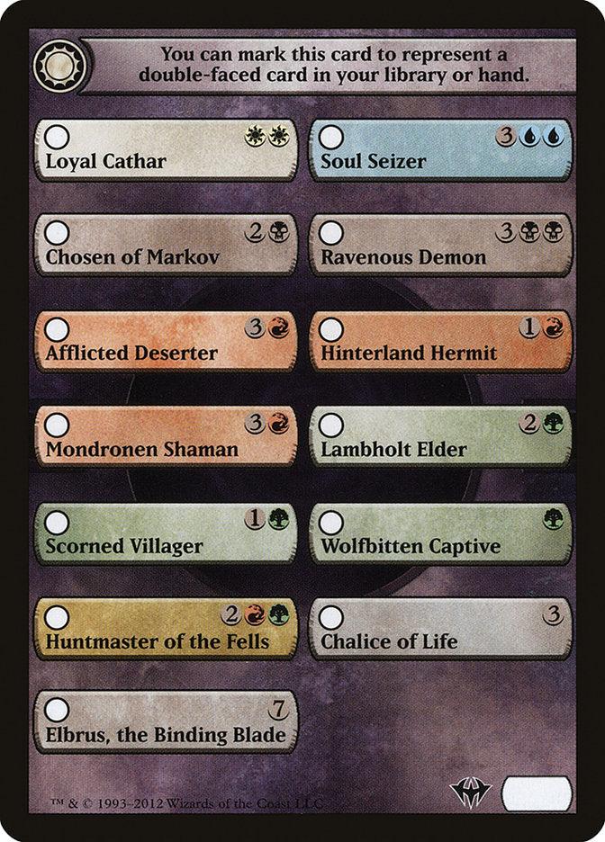 Dark Ascension Checklist [Dark Ascension Tokens] - Rocket TCG