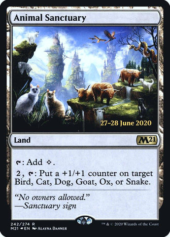 Animal Sanctuary [Core Set 2021 Prerelease Promos] - Rocket TCG