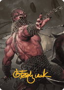 Chain Devil Art Card (Gold-Stamped Signature) [Commander Legends: Battle for Baldur's Gate Art Series] - Rocket TCG