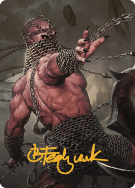 Chain Devil Art Card (Gold-Stamped Signature) [Commander Legends: Battle for Baldur's Gate Art Series] - Rocket TCG