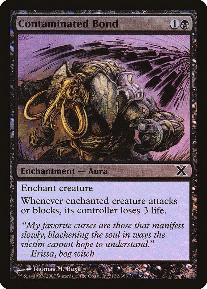 Contaminated Bond (Premium Foil) [Tenth Edition] - Rocket TCG
