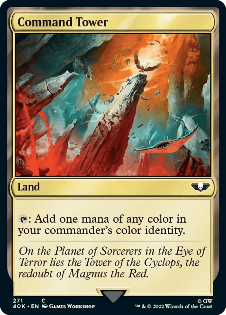 Command Tower (271) [Universes Beyond: Warhammer 40,000] - Rocket TCG