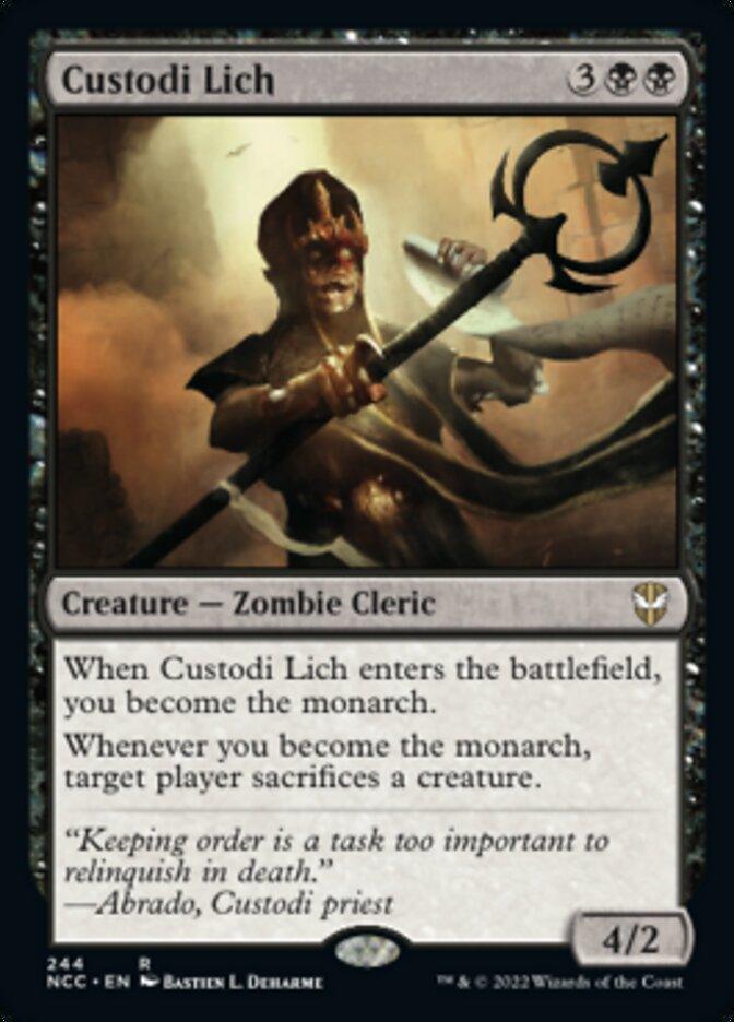 Custodi Lich [Streets of New Capenna Commander] - Rocket TCG