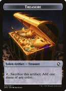 Clue // Treasure Double-sided Token [Dungeons & Dragons: Adventures in the Forgotten Realms Commander Tokens] - Rocket TCG