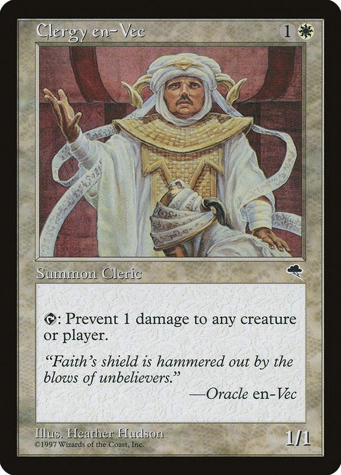 Clergy en-Vec [Tempest] - Rocket TCG