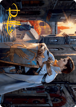 Dennick, Pious Apprentice Art Card (Gold-Stamped Signature) [Innistrad: Midnight Hunt Art Series] - Rocket TCG