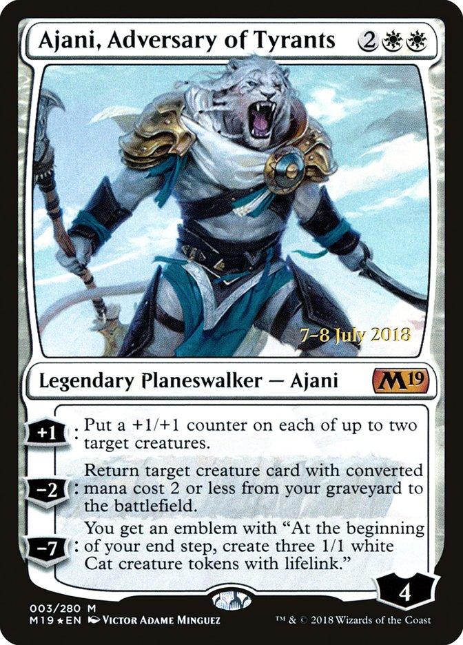 Ajani, Adversary of Tyrants [Core Set 2019 Prerelease Promos] - Rocket TCG