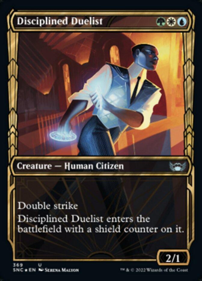 Disciplined Duelist (Showcase Golden Age Gilded Foil) [Streets of New Capenna] - Rocket TCG