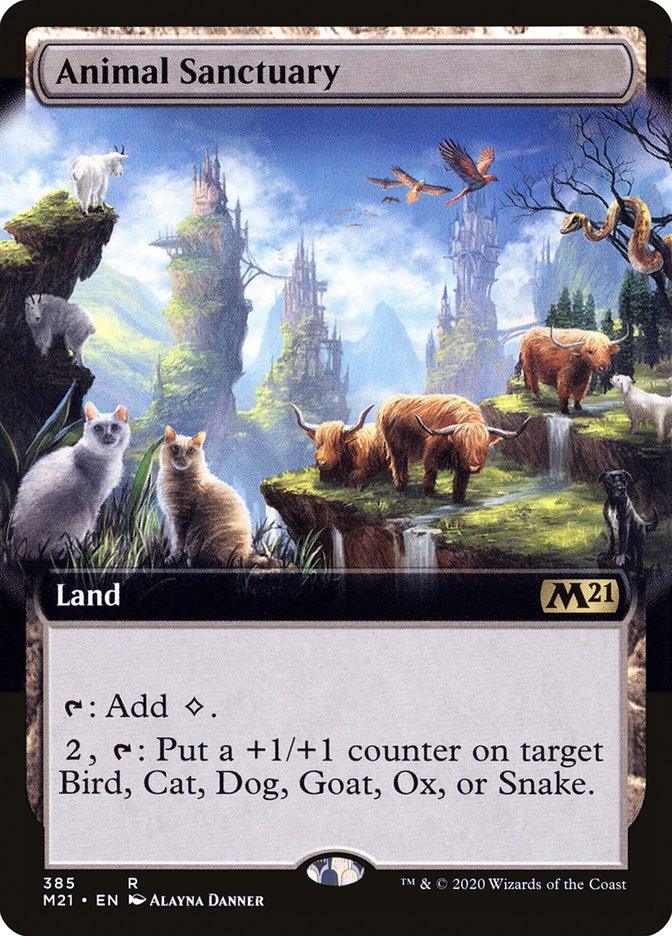 Animal Sanctuary (Extended Art) [Core Set 2021] - Rocket TCG