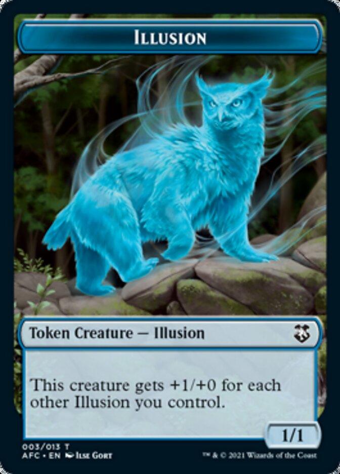 Champion of Wits // Illusion Double-sided Token [Dungeons & Dragons: Adventures in the Forgotten Realms Commander Tokens] - Rocket TCG