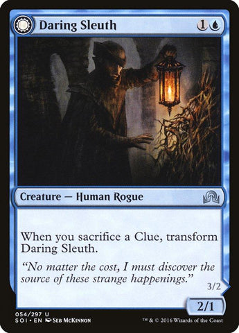 Daring Sleuth // Bearer of Overwhelming Truths [Shadows over Innistrad] - Rocket TCG