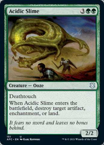 Acidic Slime [Dungeons & Dragons: Adventures in the Forgotten Realms Commander] - Rocket TCG