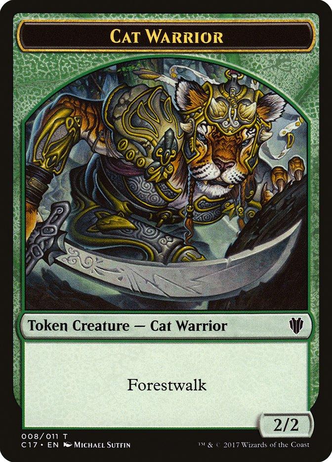 Cat Warrior Token [Commander 2017 Tokens] - Rocket TCG