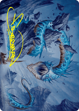 Biolume Serpent Art Card (Gold-Stamped Signature) [Innistrad: Crimson Vow Art Series] - Rocket TCG