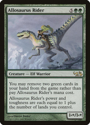 Allosaurus Rider [Duel Decks: Elves vs. Goblins] - Rocket TCG