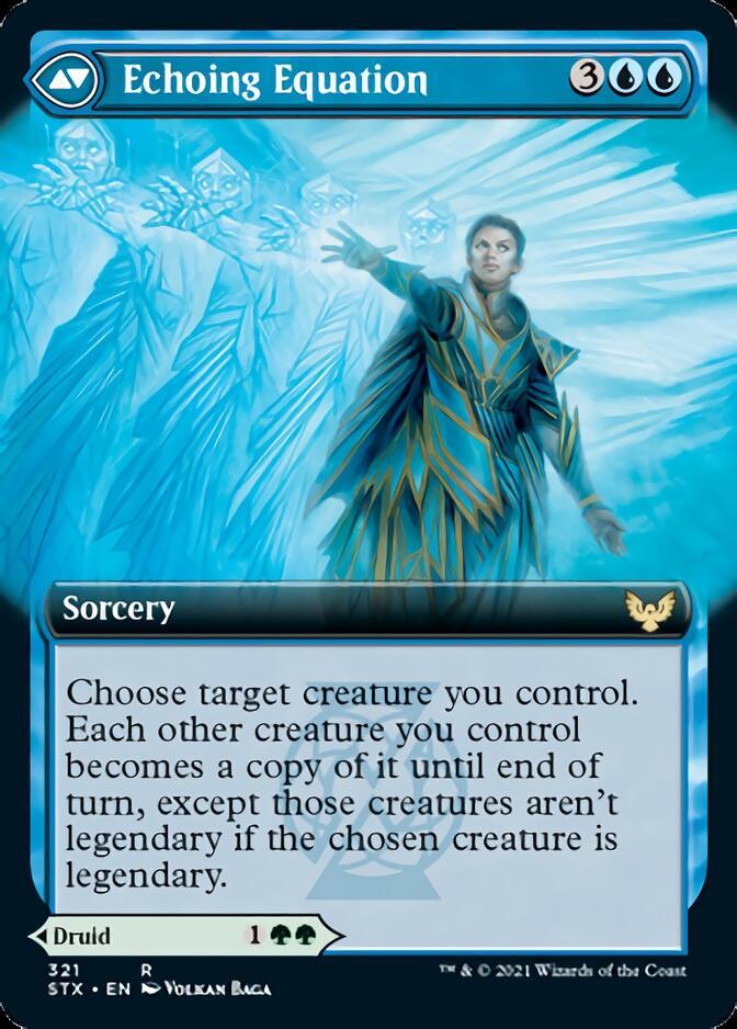 Augmenter Pugilist // Echoing Equation (Extended Art) [Strixhaven: School of Mages] - Rocket TCG