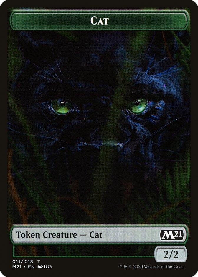 Angel // Cat (011) Double-sided Token [Core Set 2021 Tokens] - Rocket TCG