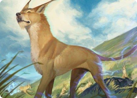 Blink Dog Art Card [Dungeons & Dragons: Adventures in the Forgotten Realms Art Series] - Rocket TCG