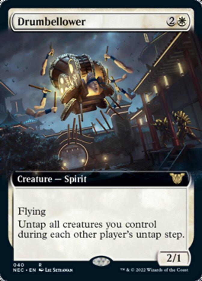 Drumbellower (Extended Art) [Kamigawa: Neon Dynasty Commander] - Rocket TCG