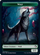 Centaur // Wolf Double-sided Token [Innistrad: Midnight Hunt Commander] - Rocket TCG