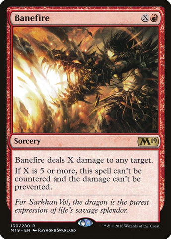 Banefire [Core Set 2019] - Rocket TCG