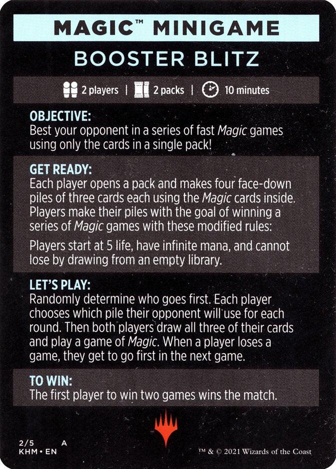 Booster Blitz (Magic Minigame) [Kaldheim Minigame] - Rocket TCG