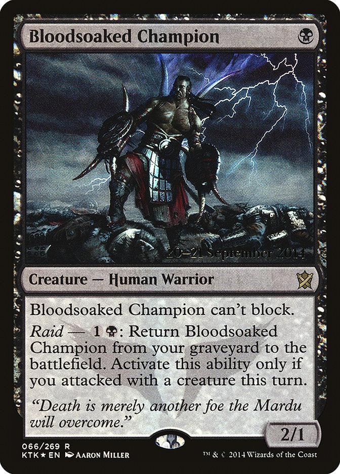 Bloodsoaked Champion [Khans of Tarkir Prerelease Promos] - Rocket TCG