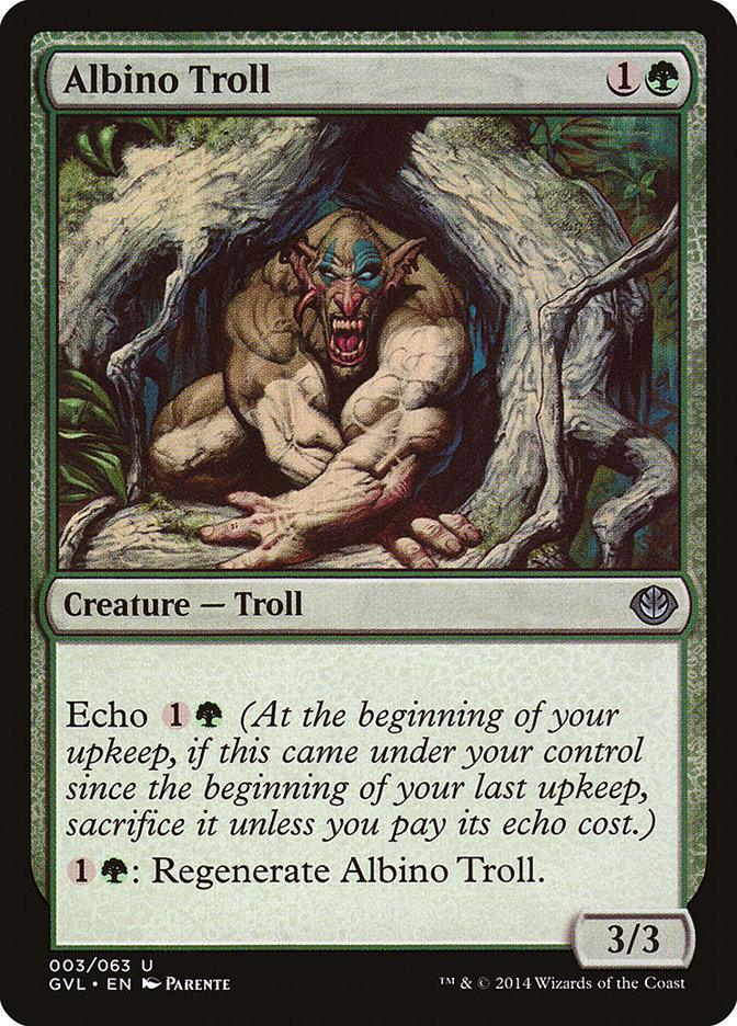 Albino Troll (Garruk vs. Liliana) [Duel Decks Anthology] - Rocket TCG