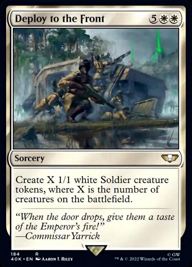 Deploy to the Front [Universes Beyond: Warhammer 40,000] - Rocket TCG