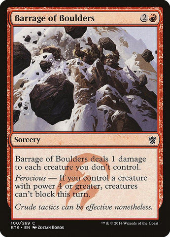 Barrage of Boulders [Khans of Tarkir] - Rocket TCG