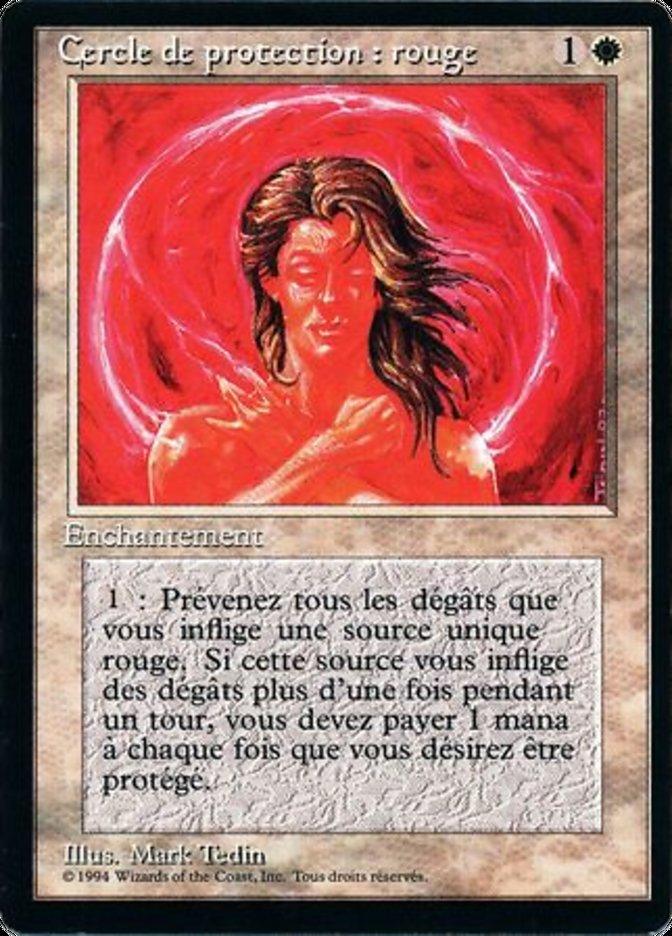 Circle of Protection: Red [Foreign Black Border] - Rocket TCG