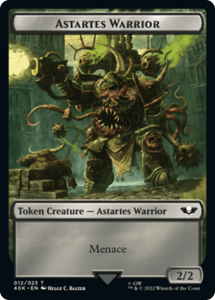 Astartes Warrior // Plaguebearer of Nurgle [Universes Beyond: Warhammer 40,000 Tokens] - Rocket TCG