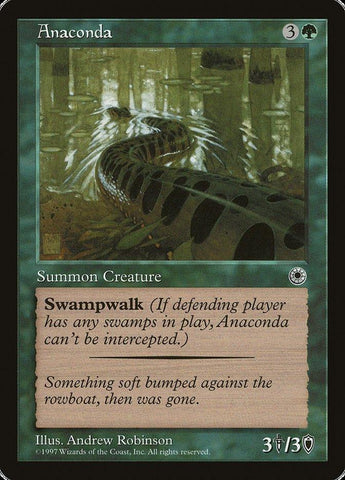 Anaconda (With Flavor Text) [Portal] - Rocket TCG