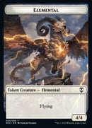 Clue // Elemental (005) Double-sided Token [Streets of New Capenna Commander Tokens] - Rocket TCG