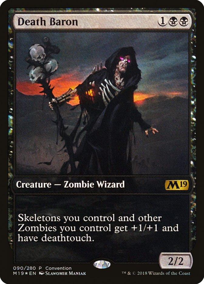 Death Baron (Convention) [Core Set 2019 Promos] - Rocket TCG