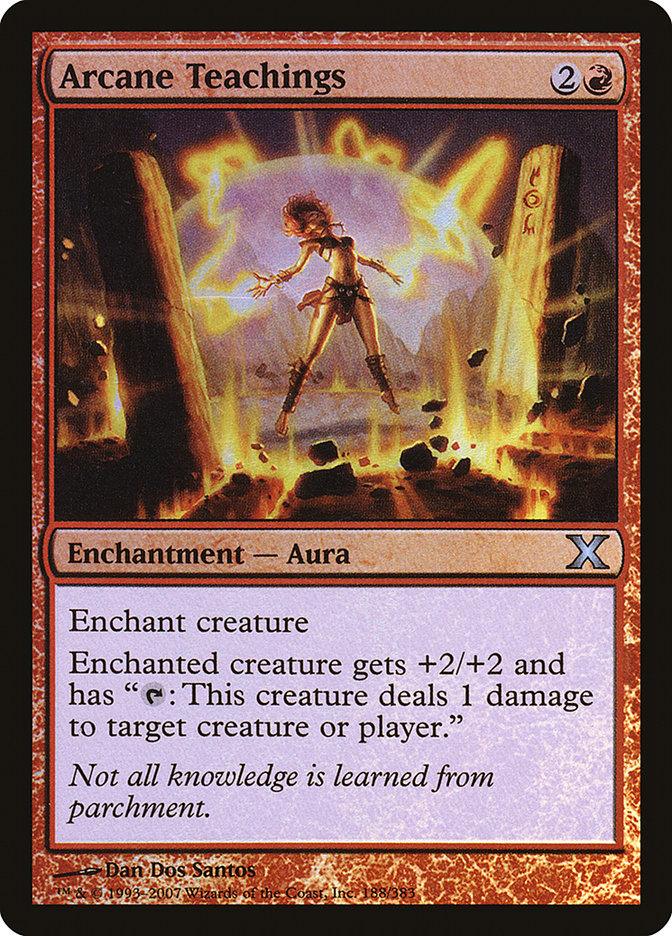 Arcane Teachings (Premium Foil) [Tenth Edition] - Rocket TCG