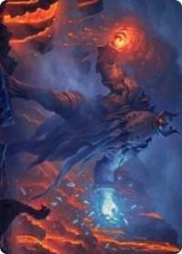 Aegar, the Freezing Flame Art Card [Kaldheim Art Series] - Rocket TCG