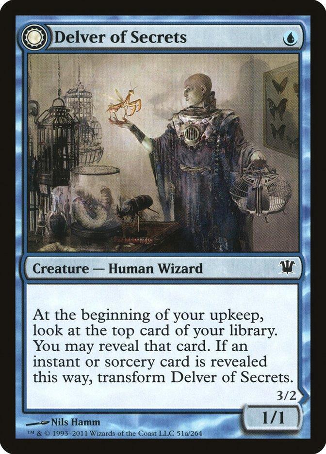 Delver of Secrets // Insectile Aberration [Innistrad] - Rocket TCG