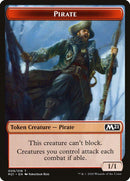 Cat (011) // Pirate Double-sided Token [Core Set 2021 Tokens] - Rocket TCG