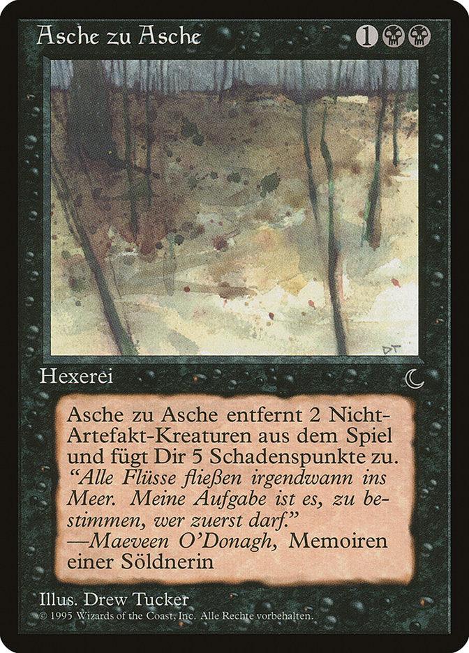 Ashes to Ashes (German) - "Asche zu Asche" [Renaissance] - Rocket TCG