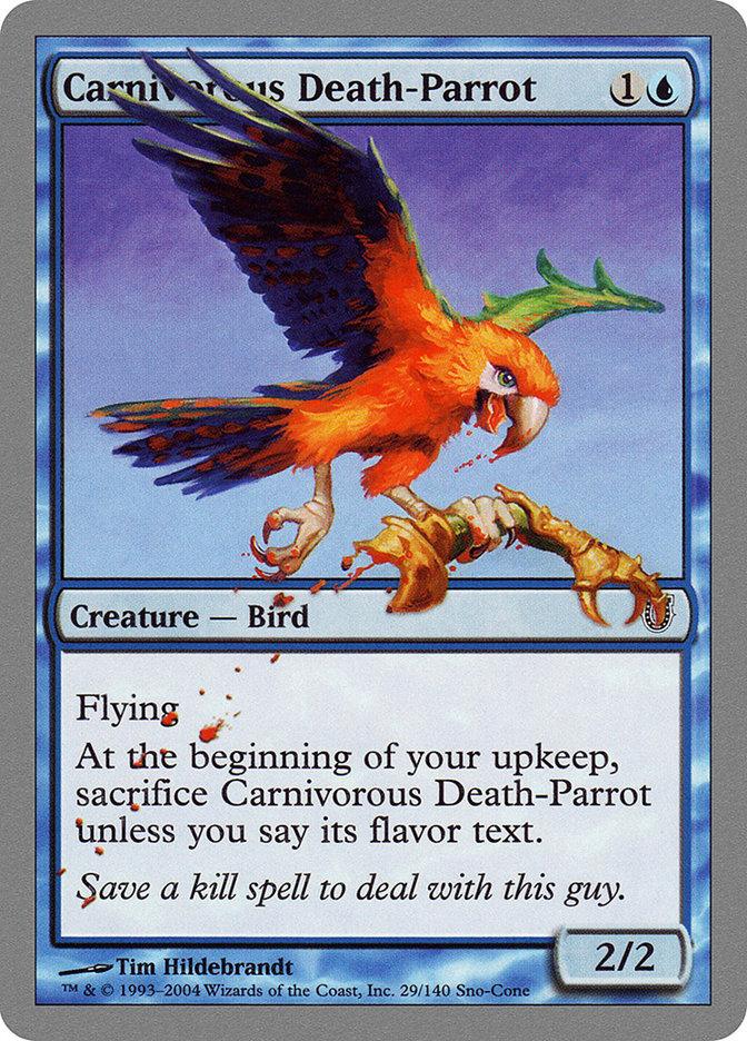 Carnivorous Death-Parrot [Unhinged] - Rocket TCG