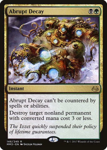 Abrupt Decay [Modern Masters 2017] - Rocket TCG