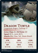 Dragon Turtle Art Card [Dungeons & Dragons: Adventures in the Forgotten Realms Art Series] - Rocket TCG
