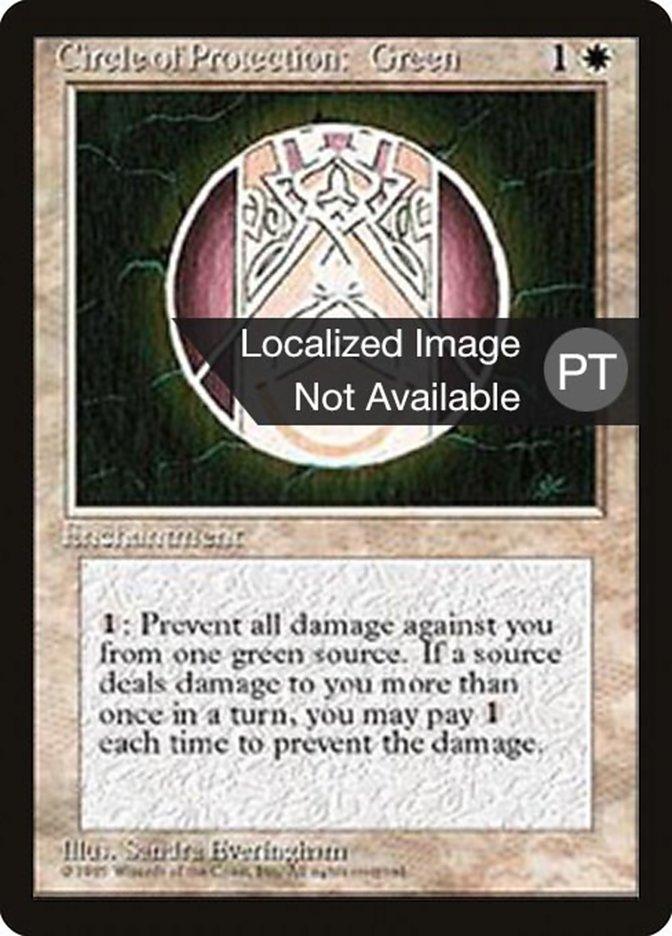 Circle of Protection: Green [Fourth Edition (Foreign Black Border)] - Rocket TCG