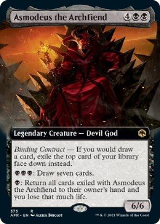 Asmodeus the Archfiend (Extended Art) [Dungeons & Dragons: Adventures in the Forgotten Realms] - Rocket TCG