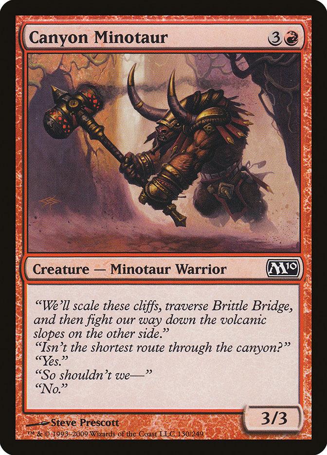 Canyon Minotaur [Magic 2010] - Rocket TCG
