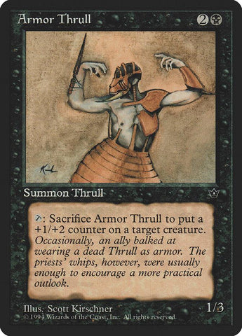 Armor Thrull (Scott Kirschner) [Fallen Empires] - Rocket TCG