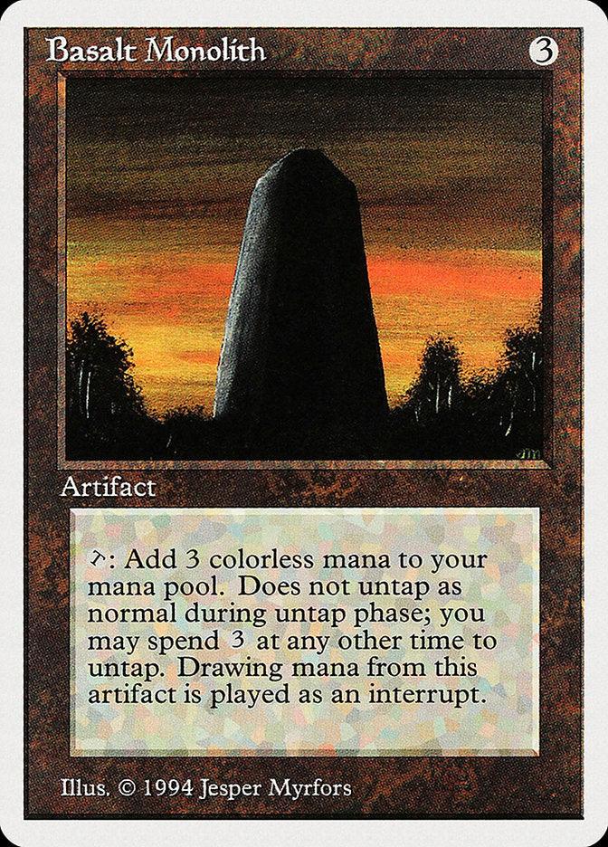 Basalt Monolith [Summer Magic / Edgar] - Rocket TCG